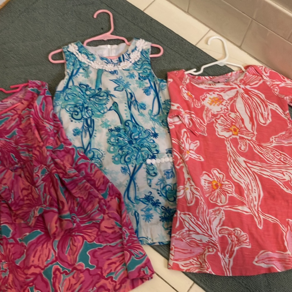 Three Lilly Pulitzer dresses 4t -5t